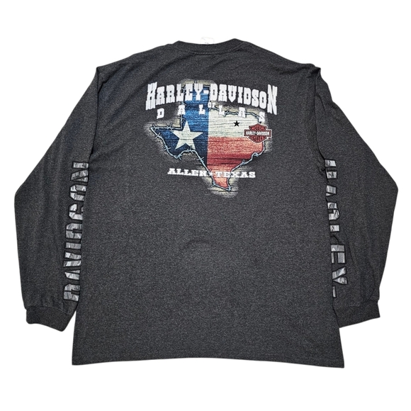 Harley-Davidson Gray Long Sleeve Shirt - Picture 1 of 7
